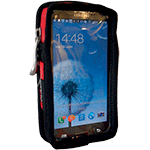 [TPU549] TPU549 - tasca porta smartphone (Galaxy S4/S5) clip metallica per cintura