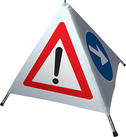 [TS802] TS802 - Tendalino l.cm.80 con simbolo ALTRI PERICOLI