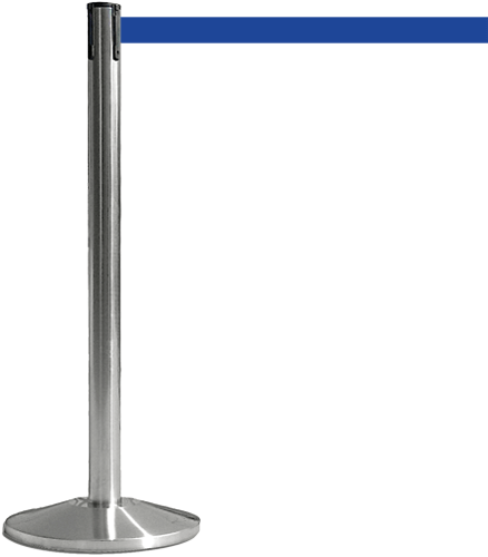 [TSB511B] TSB511B - colonnina SAFE IN modello BASIC acciaio spazzolato nastro BLU