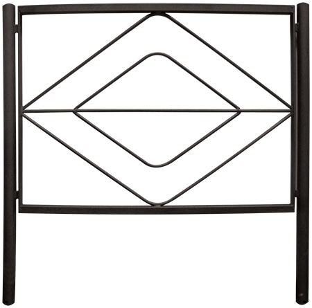 [TSP120] TSP120 - barriera pedonale in ferro verniciata colore grigio macaceo