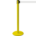 [TSP204W] TSP204W - colonnina SAFE IN modello PLUS colore giallo con nastro BIANCO