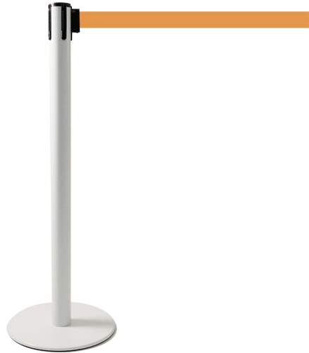 [TSP205O] TSP205O - colonnina SAFE IN modello PLUS colore bianco con nastro ARANCIO