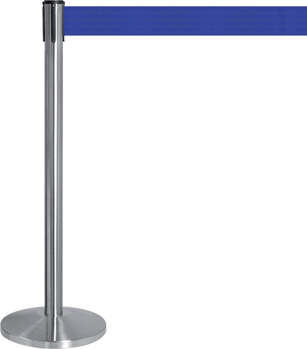 [TSP800B] TSP800B - colonnina SAFE IN con nastro personalizzabile h. cm 8 colore BLU