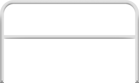 [TSS200W] TSS200W - barriera parapedonale da interrare col.BIANCO d.48 mm cm 191,5x115,5 h