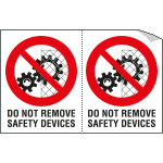 [YE95208A] YE95208A - Sheet n. 2 label DO NOT REMOVE...