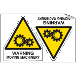 [YE95274A] YE95274A - Sheet n. 2 label WARNING MOVING...