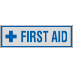 [YE96664] YE96664 - Label silver FIRST AID
