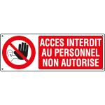[YF1808KS] YF1808KS - Sign prohibition ACCES INTERDIT AU PERS
