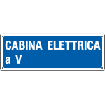 [2308] 2308 - Cartello informazione Cabina elettrica a Volt