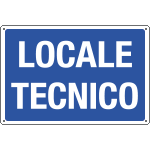 [3135] 3135 - Cartello informazione LOCALE TECNICO