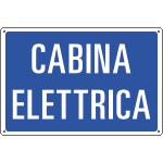[3139] 3139 - Cartello informazione CABINA ELETTRICA