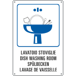 [31213] 31213 - cartello "LAVAGGIO STOVIGLIE"