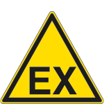 [1175X] 1175X - Cartello pericolo esplosione E per