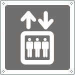 [15657KS] 15657KS - Etichetta adesiva informazione ascensore