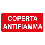 [16106Y] 16106Y - Cartello coperta antifiamma