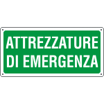 [16137X] 16137X - Cartello attrezzatura di emergenza