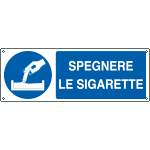 [1919KS] 1919KS - Etichetta adesiva obbligospegnere le sigarette