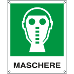 [20115X] 20115X - Cartello maschere