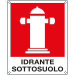 [20187X] 20187X - Cartello Idrante sottosuolo