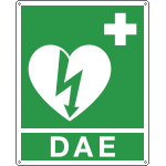 [20300X] 20300X - cartello alluminio "DAE"