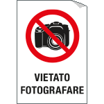 [2210S] 2210S - etichetta per vetri vietato fotografare