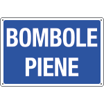 [3144S] 3144S - Etichetta adesiva BOMBOLE PIENE