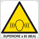 [403201W] 403201W - Cartello pericolo rumore superiore 85dBA