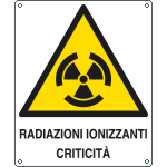 [416101X] 416101X - Cartello pericolo radiazioni ionizzanti