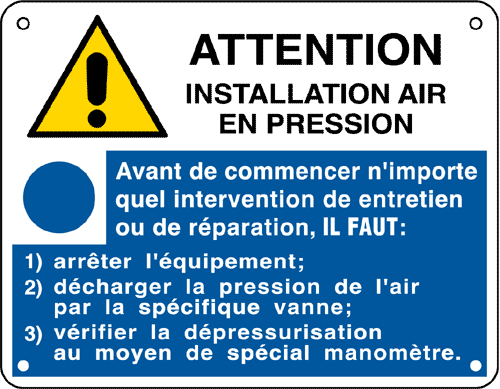 [49221D] 49221D - Cartello simbolo terra con foro diametro 6 mm