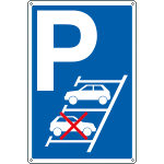 [56113X] 56113X - Cartello parcheggiare in retromarcia