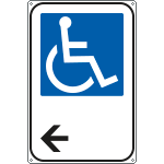 [5691X] 5691X - Cartello alluminio informazione DISABILI