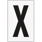 [8684BN] 8684BN - Cartello lettera X