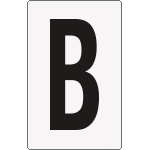 [8912BN] 8912BN - Cartello lettera B per contrassegnare