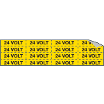 [9101C] 9101C - Foglio n.16 etichette adesive 24 VOLT
