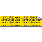 [9105C] 9105C - Foglio n.16 etichette adesive 125 VOLT