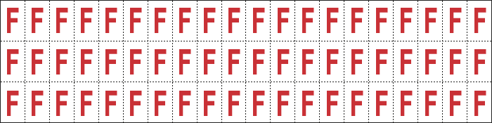 [910F] 910F - Foglio n.60 etichette adesive B/R lettera F