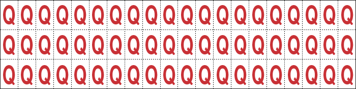 [910Q] 910Q - Foglio n.60 etichette adesive B/R lettera Q