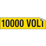 [9114A] 9114A - Foglio n. 1 etichette adesive 10000 VOLT