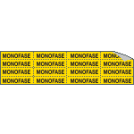 [9121C] 9121C - Foglio n.16 etichette adesive MONOFASE