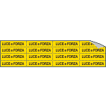 [9123C] 9123C - Foglio n.16 etichette adesive LUCE E FORZA