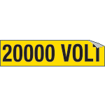 [9141A] 9141A - Foglio n. 1 etichette adesive 20000 VOLT
