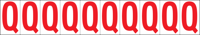 [914Q] 914Q - Foglio n.10 etichette adesive B/R lettera Q