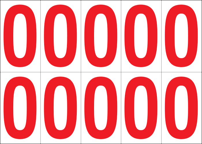 [915O] 915O - Foglio n.10 etichette adesive B/R lettera O