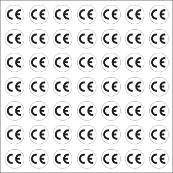 [9180C] 9180C - Foglio n.49 etichetta adesiva simbolo CE