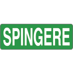 [9604AG] 9604AG - Foglio n. 1 etichette adesive fondo verde SPINGERE