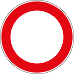 [9639D] 9639D - Etichetta adesiva Divieto di transito