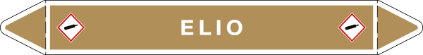 [99A752A] 99A752A - foglio da 5 etichette autoadesive con frecce e simboli per ELIO