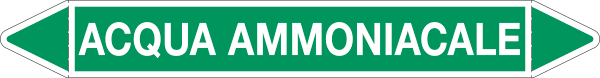 [99C740A] 99C740A - foglio da 5 etichette autoadesive con frecce+simb ACQUA AMMONIACALE