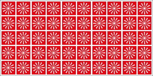 [9M1510] 9M1510 - Foglio 50 etichette simbolo allarme antincendio