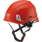 [ANCE0747R] ANCE0747R - elmetto dielettrico con sottogola col.ROSSO EN397 e EN50365 classe 0